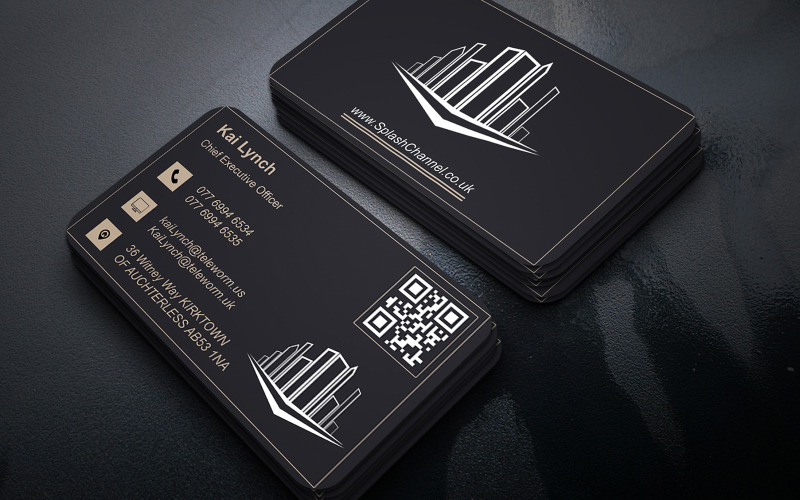 Property Stunning Business Card Template Ready to Use Raster PSD Corporate Identity