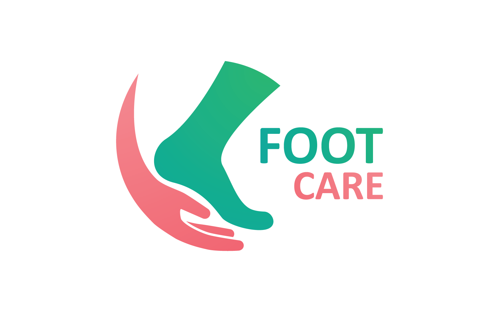 Voetverzorging logo illustratie vector ontwerp
