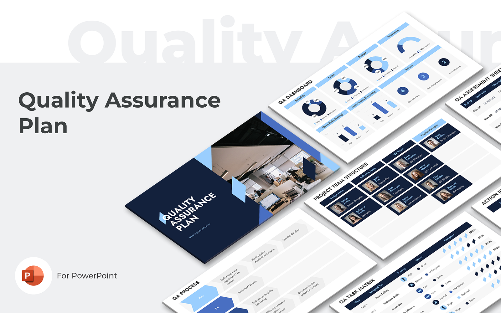 Quality Assurance Plan PowerPoint Template