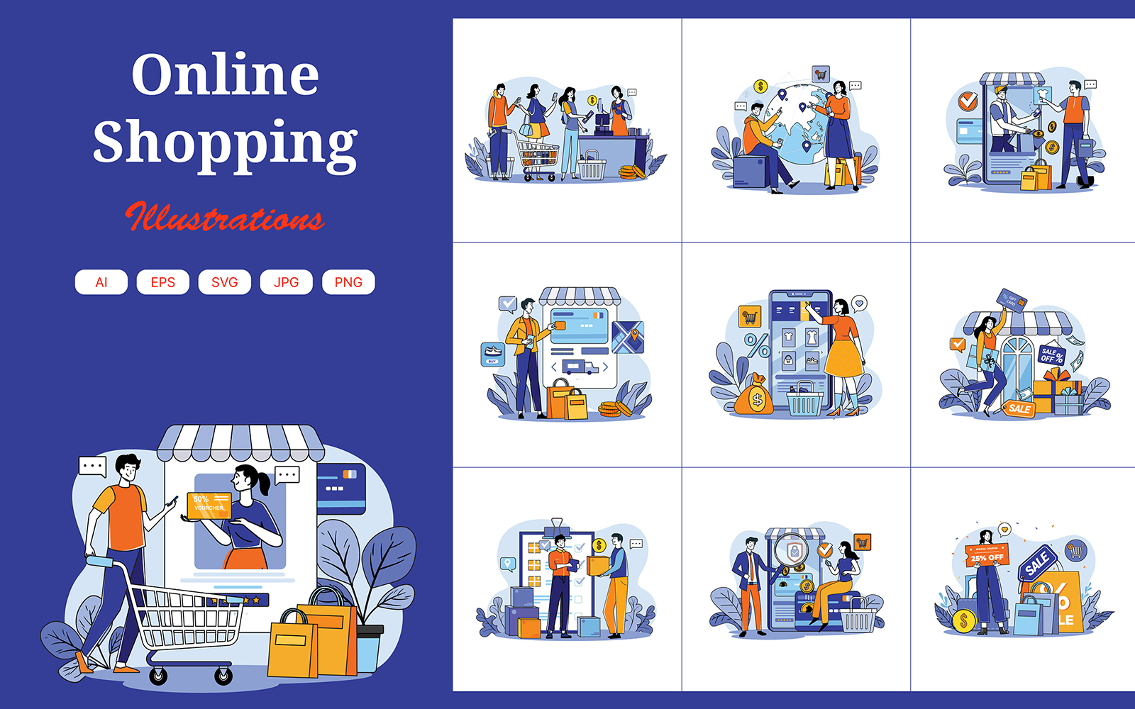 Kit Graphique #359181 Shopping Online Web Design - Logo template Preview