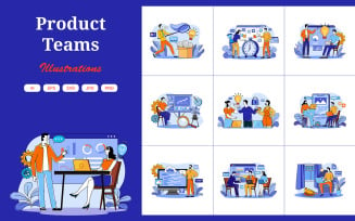 M673_ Product Teams Illustration Pack 1