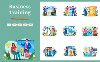 M685_ Business Training Illustration Pack 1