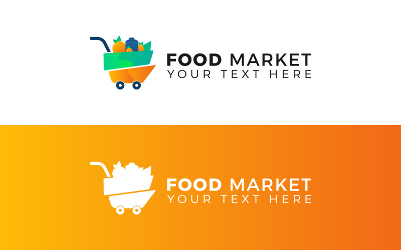 vector fresh market business company logo Logo Template