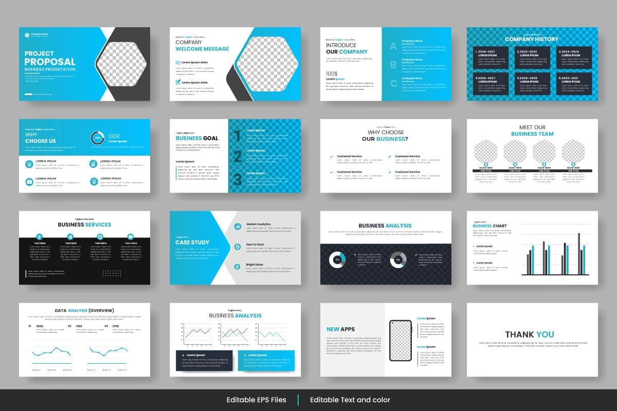 Template #359223 Presentation Presentation Webdesign Template - Logo template Preview