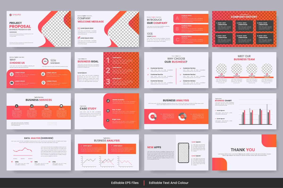 Kit Graphique #359232 Company Presentation Divers Modles Web - Logo template Preview