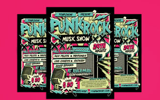 Punk Rock Music Event Flyer