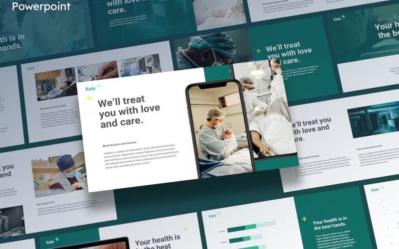 Rale - Medical Powerpoint Template PowerPoint Template