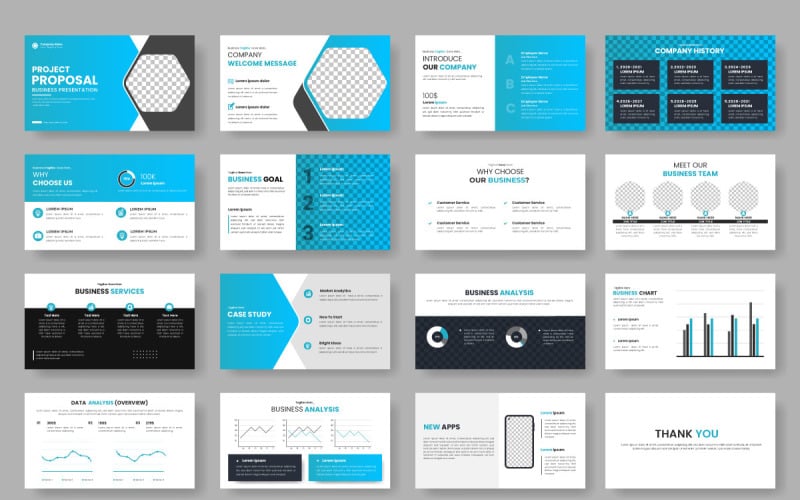 Vector corporate business business presentation, profile design, project report Illustration