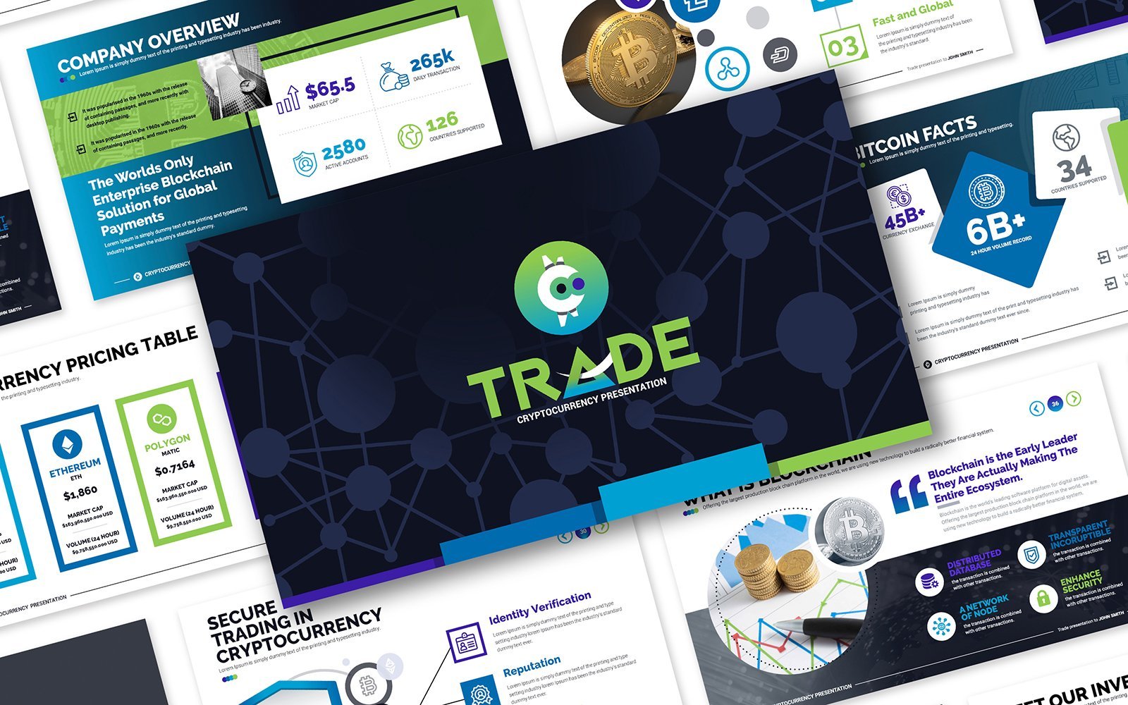 Kit Graphique #359340 Digital Currency Divers Modles Web - Logo template Preview