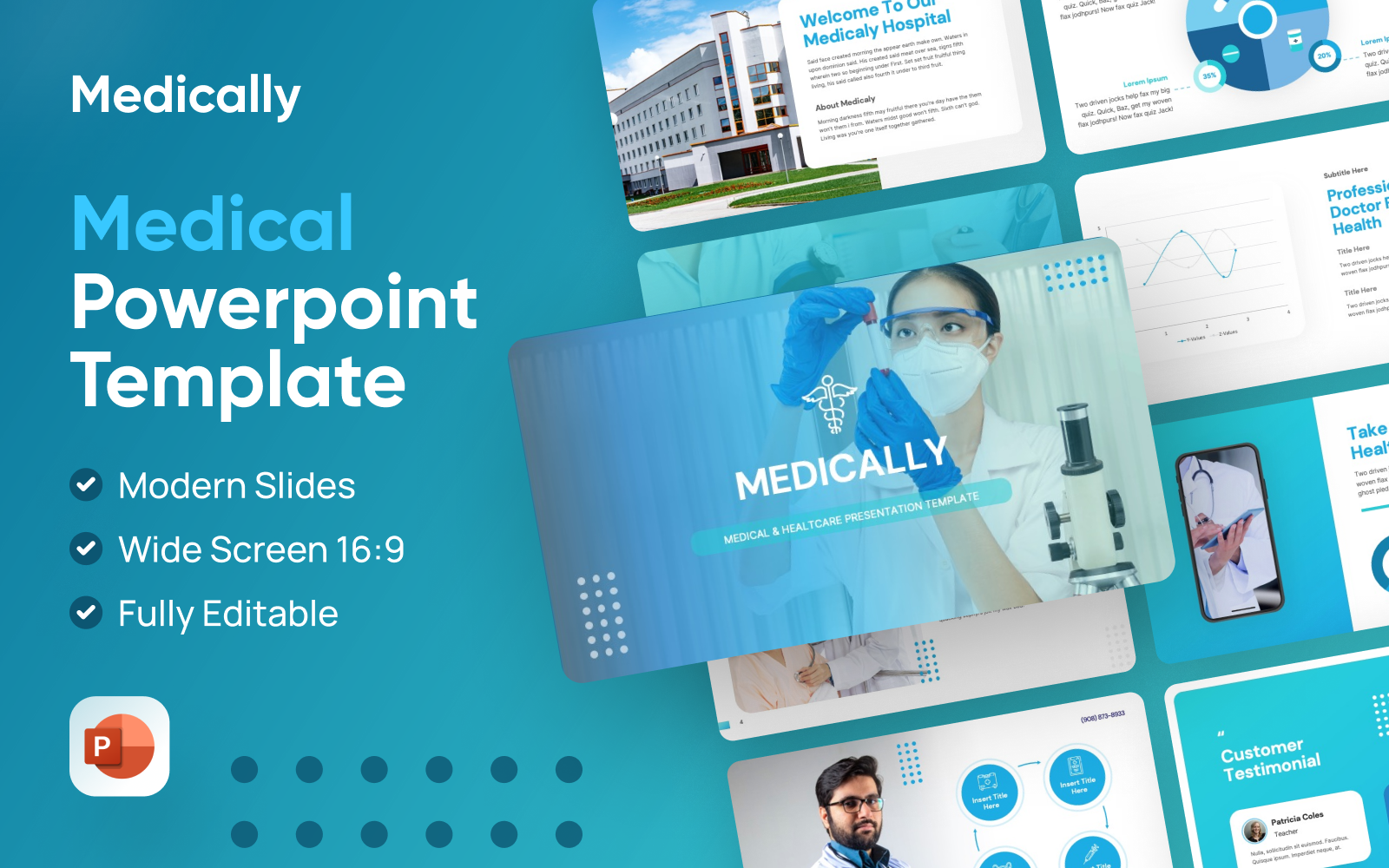 Medically - Medical and Healthy PowerPoint Template