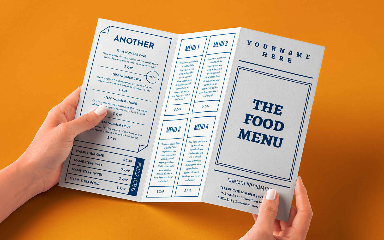 Template #359348 Food Menu Webdesign Template - Logo template Preview