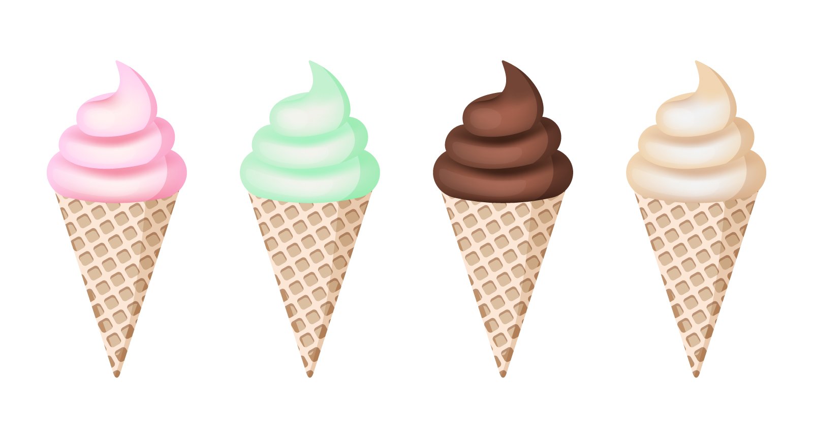 Kit Graphique #359367 Ice Cream Divers Modles Web - Logo template Preview