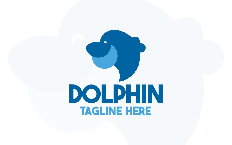 Blue Dolphin Technology Logo Logo Template
