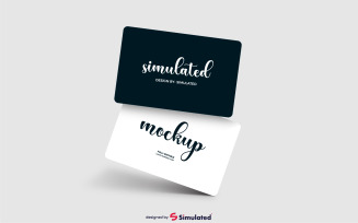 Branding Business card mockup template