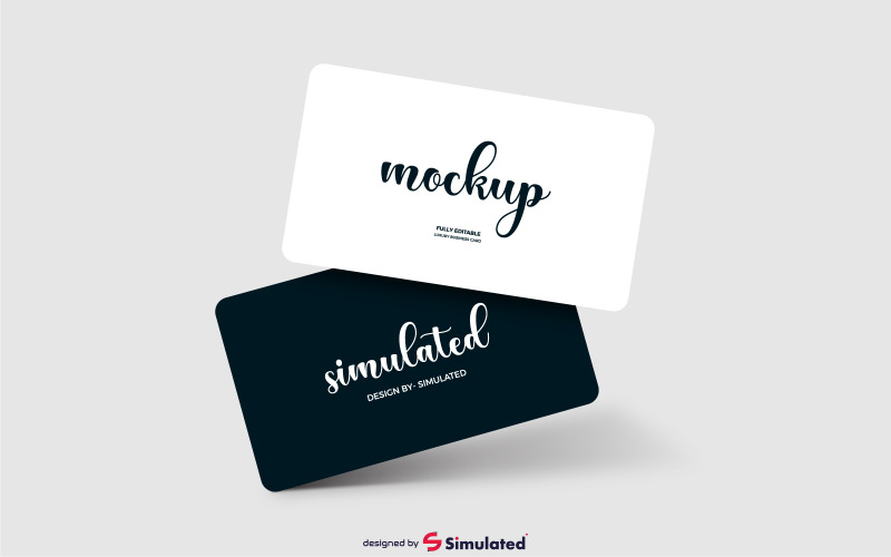 Business card mockup templates design Product Mockup