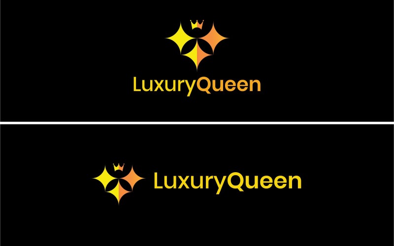 Luxury Queen Jewelry Logo Logo Template