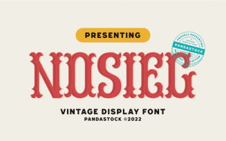 Nosieg Vintage Display Font