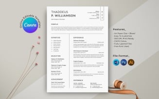 Professional Unique Canva & Word Resume