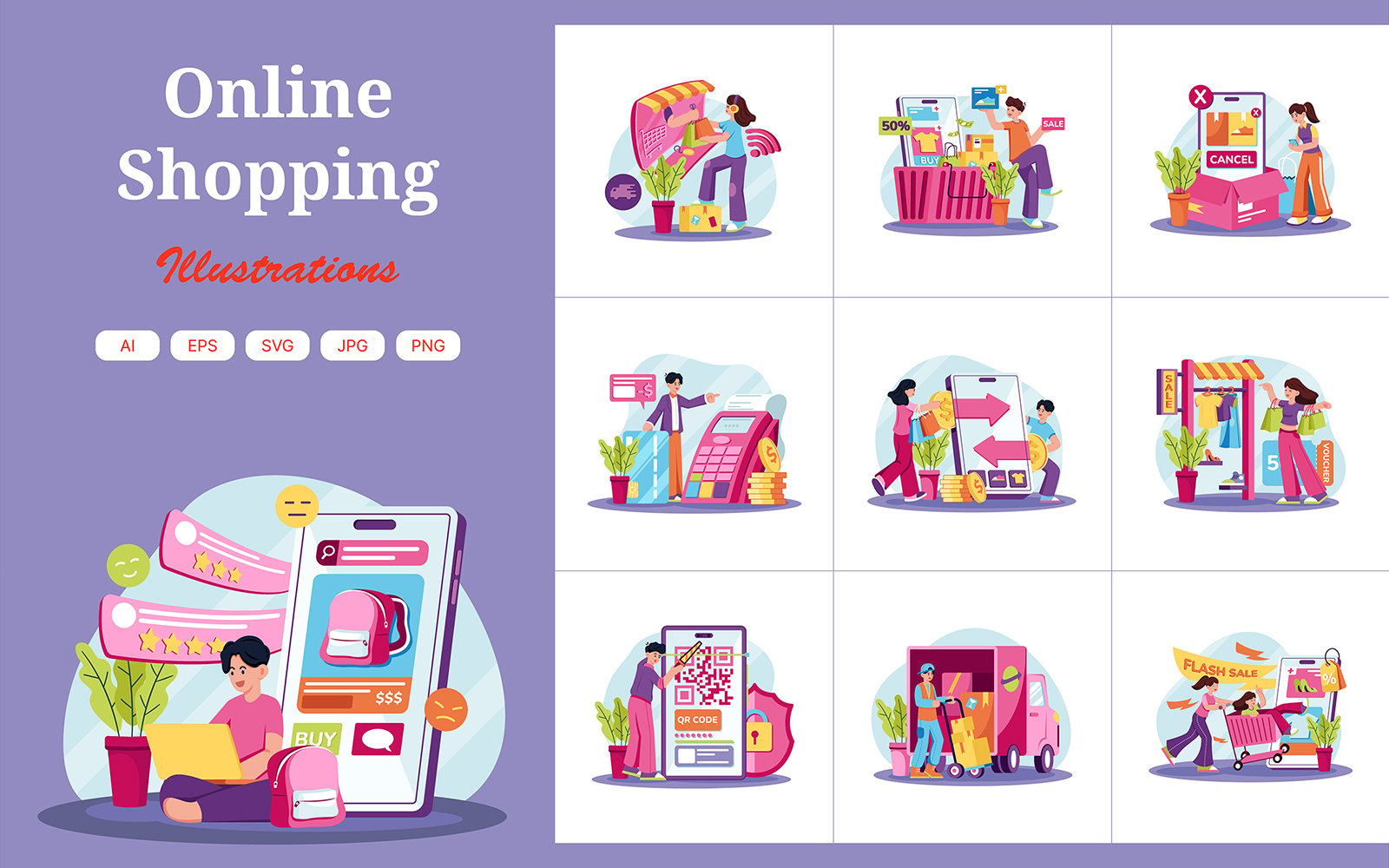 Kit Graphique #359434 Shopping Online Web Design - Logo template Preview