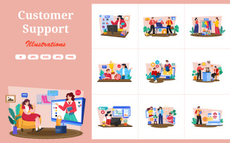 M733_ Customer Support Illustration Pack 1