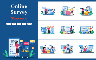 M739_ Online Survey Illustration Pack 2