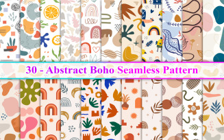 Abstract Boho Seamless Pattern, Abstract Seamless Pattern, Abstract Pattern