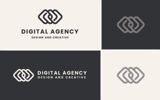 Digital Agency Branding Logo