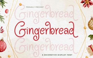 Gingerbread - Display Font