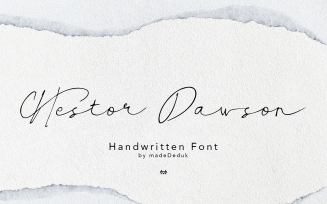 Hestor Dawson - Handwritten Font