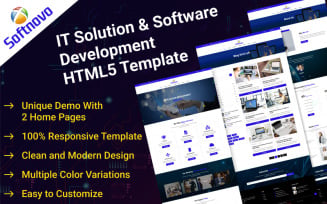 Softnovo - IT Solution & Software Development HTML5 Template