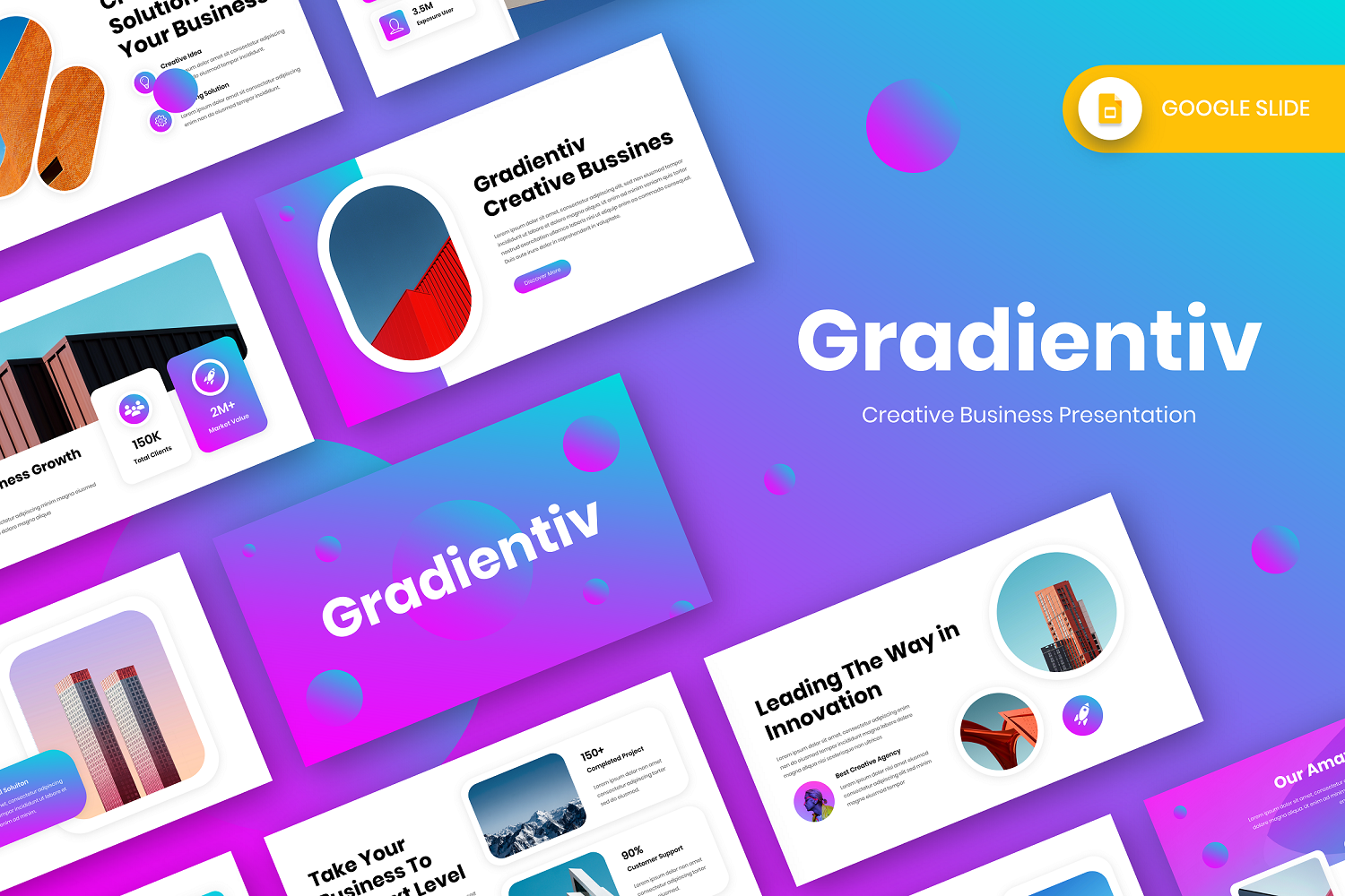 Template #359795 Gradient Color Webdesign Template - Logo template Preview