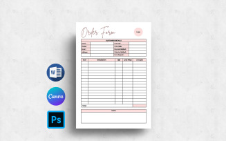 Business Order Form Template