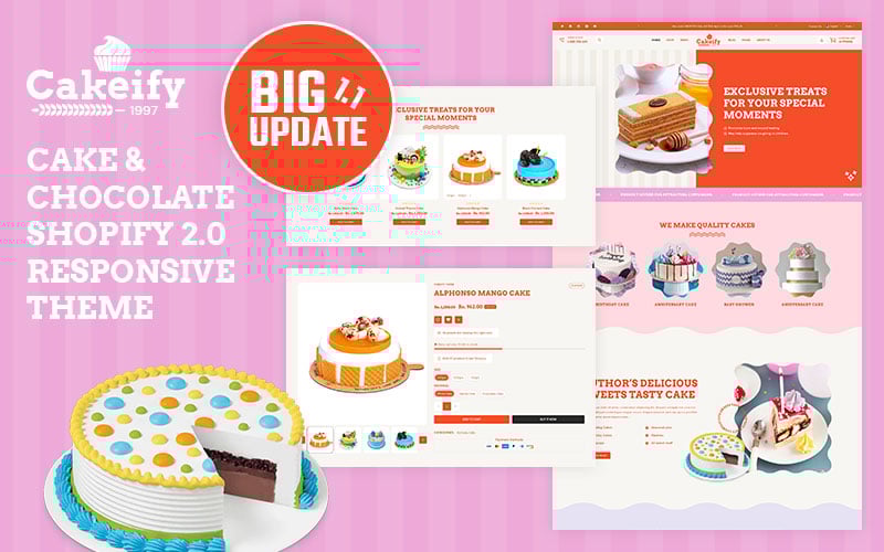 Template #359909 Cupcake Food Webdesign Template - Logo template Preview