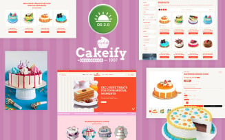 Cakeify- Cake & Bakery, Chocolate Sweets Multipurpose Shopify 2.0 Responsive Theme