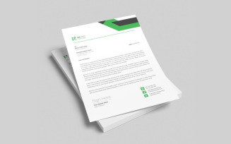 Minimal and creative business letterhead design template