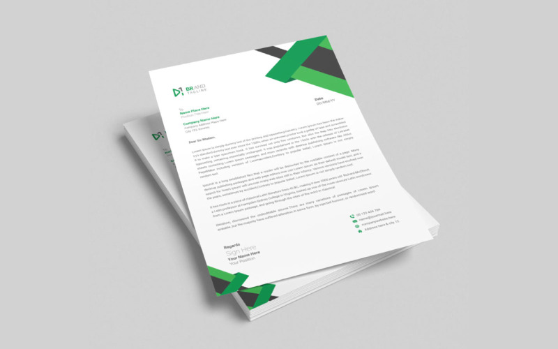 Modern business and corporate letterhead Corporate Identity