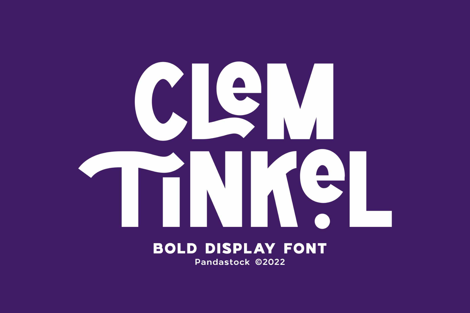 Clem Tinkel Bold Display Font