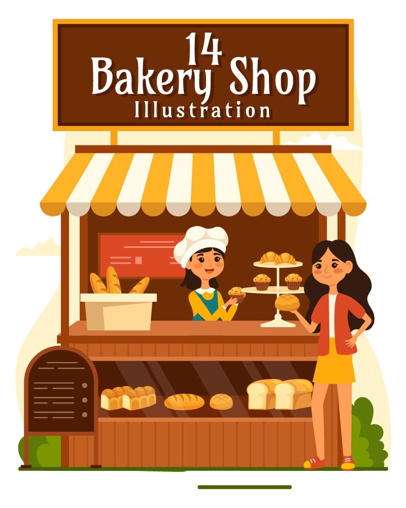 Kit Graphique #360081 Bakery Shop Divers Modles Web - Logo template Preview