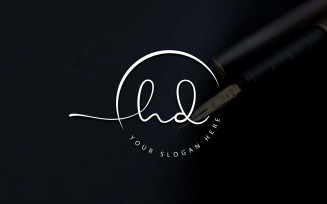 Calligraphy Studio Style HD Letter Logo Design
