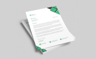 Corporate and modern business letterhead template design