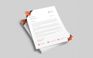 Corporate business modern letterhead design