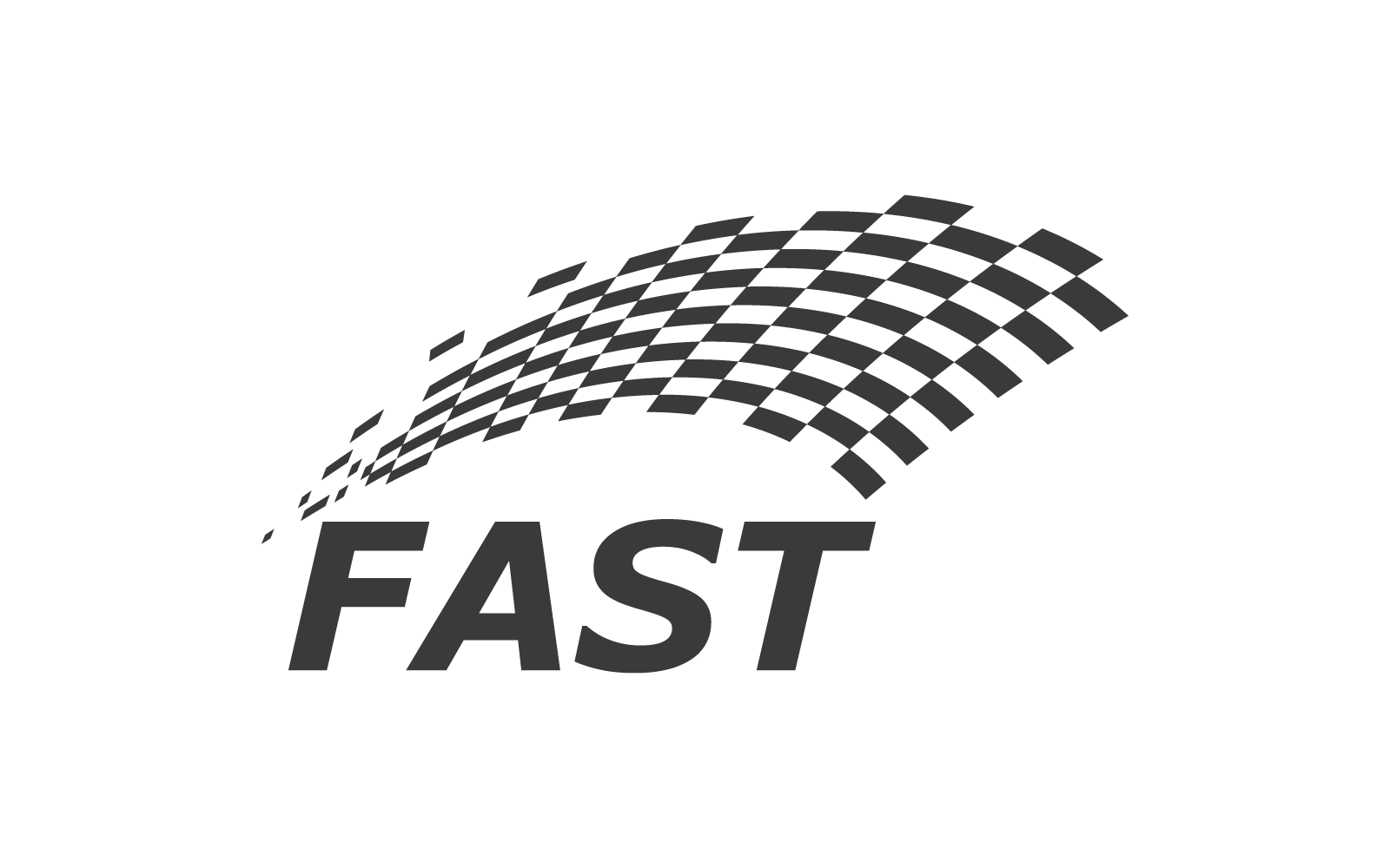 Race flag logo icon design