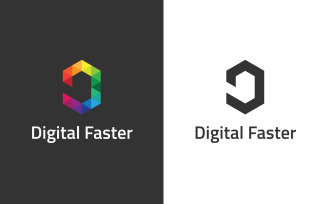 Digital Faster Logo Design Template