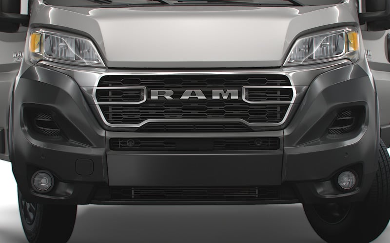 RAM Promaster Crew Cab Truck HQInterior 2023 Model