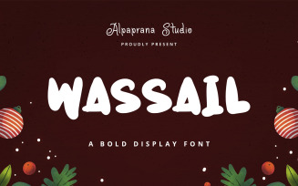 Wassail - Cute Display Font