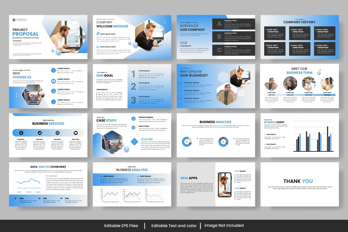 Kit Graphique #360211 Presentation Presentation Web Design - Logo template Preview