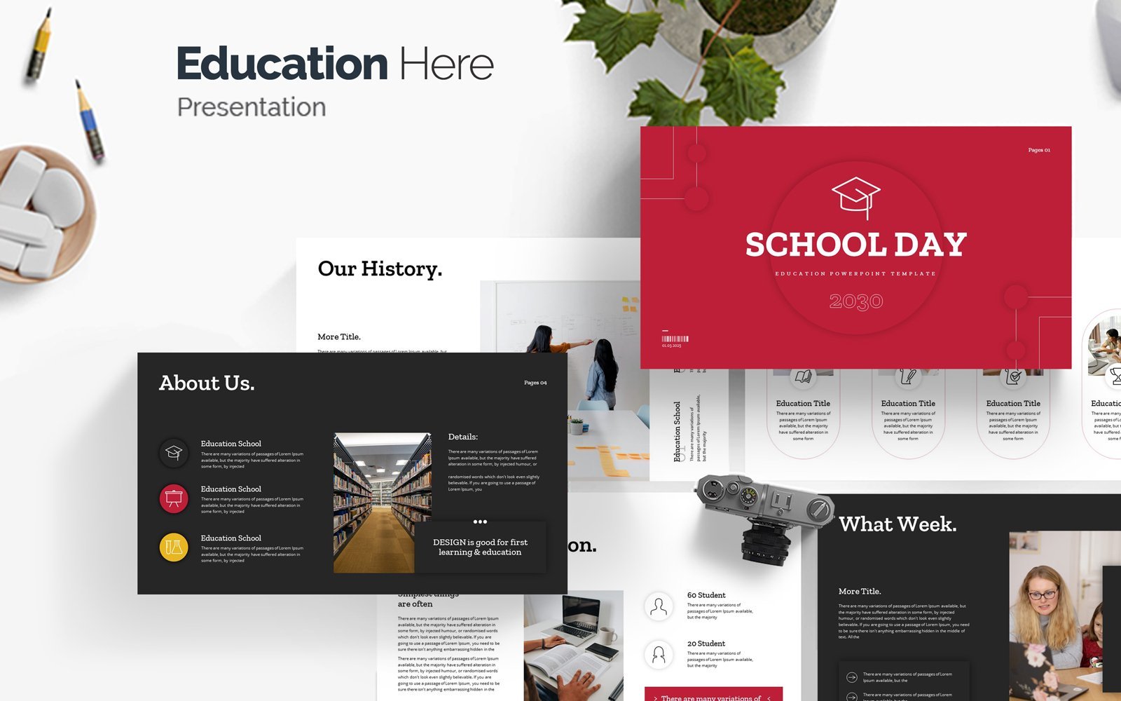 Kit Graphique #360272 Education Presentation Divers Modles Web - Logo template Preview