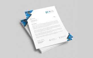 Clean business and corporate letterhead template