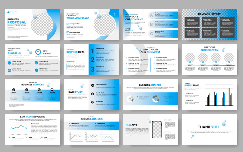 Presentation slides.Modern brochure cover design. Creative infographic set Presentations design Illustration