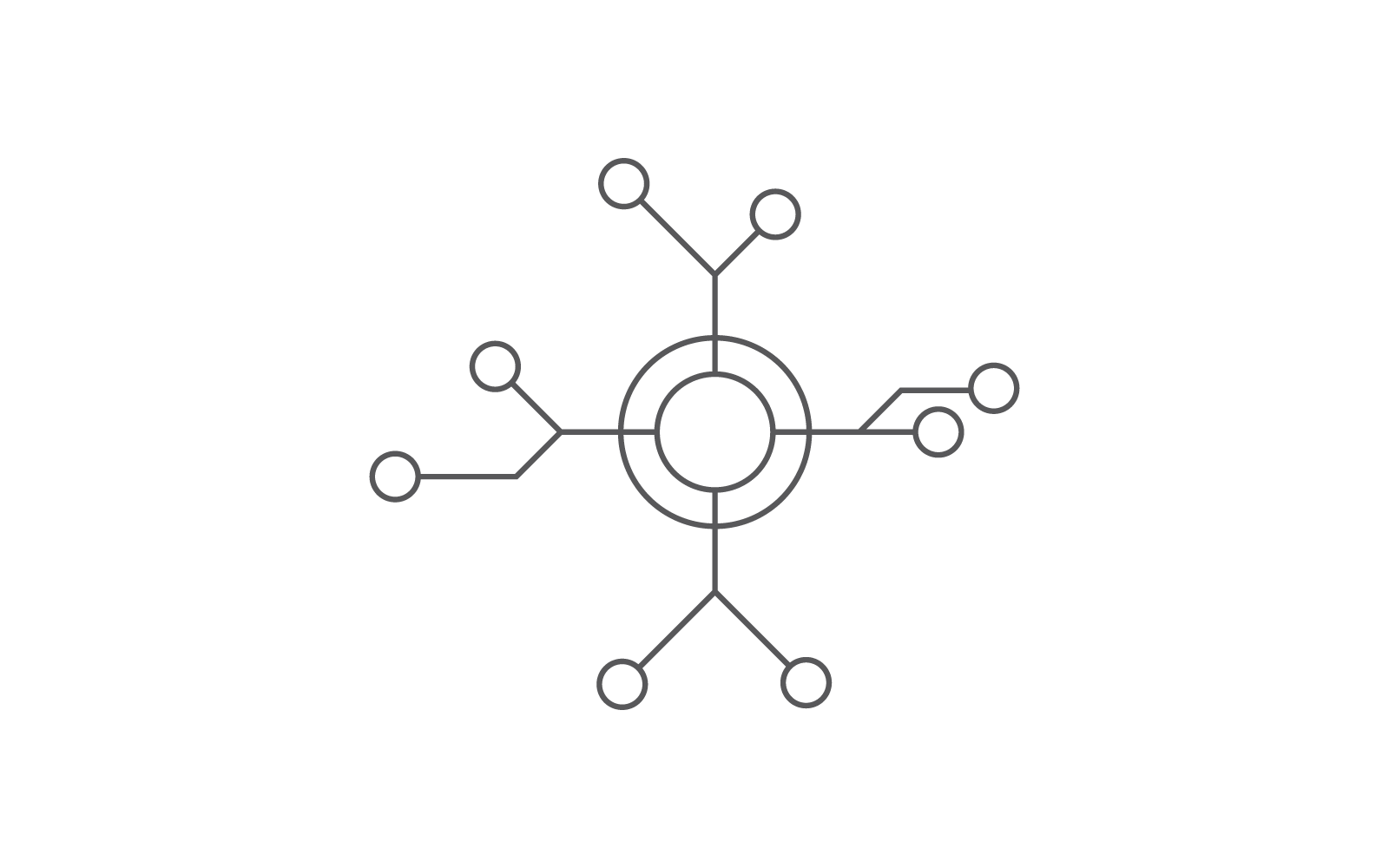 Circuit technology illustration logo vector template Logo Template